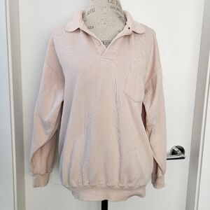 80s Knit Polo Sweater